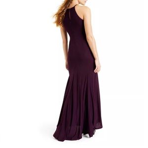 sz 7/8 - New Jump Juniors' Halter High Slit Gown